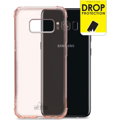 My Style Protective Flex Coque Samsung Galaxy S8 Coque arrière en TPU Souple Anti-Chocs - Soft Pink