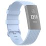 Mobigear Cross Bracelet Silicone Fitbit Charge 3 Fermeture boucle ardillon - Baby Blue