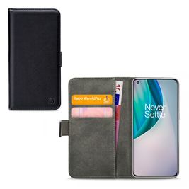 Mobilize Classic Gelly Wallet Housse OnePlus Nord N10 5G Etui Porte-Monnaie - Noir