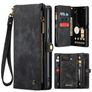 CaseMe 008 Housse Google Pixel 9a Etui avec Coque Détachable Porte-Monnaie - Noir