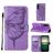 Mobigear Butterfly Housse Sony Xperia 1 IV Etui Porte-Monnaie - Violet