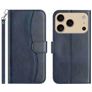 Mobigear S Line Housse iPhone 17 Pro Max Etui Porte-Monnaie - Bleu Marin