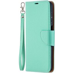 Mobigear Excellent Housse Samsung Galaxy A12 Etui Porte-Monnaie - Turquoise