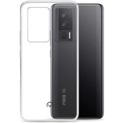 Mobilize Gelly Coque Transparente POCO F5 Coque arrière en TPU Souple - Transparent