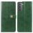 Mobigear Snap Button Housse Samsung Galaxy S21 Plus Etui Porte-Monnaie - Vert