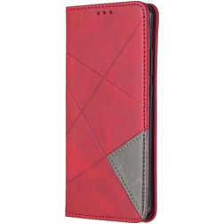 Mobigear Rhombus Slim Housse Huawei P40 Pro Etui - Rouge