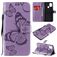 Mobigear Butterfly Housse Samsung Galaxy A21s Etui Porte-Monnaie - Violet