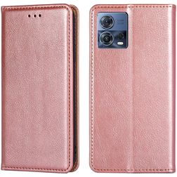 Mobigear Wallet Housse Motorola Edge 30 Fusion Etui Porte-Monnaie - Rose doré