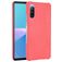 Mobigear Croco Coque Sony Xperia 10 III Coque arrière Rigide - Rouge