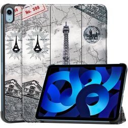 Mobigear Tri-Fold Coque iPad 11 (2025) Etui - Eiffel Tower