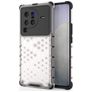 Mobigear Honeycomb Coque Vivo X80 Pro Coque arrière Rigide Anti-Chocs - Blanc