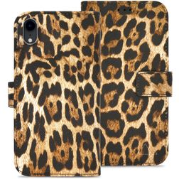 My Style Flex Wallet Housse iPhone XR Etui Porte-Monnaie - Wild Leopard