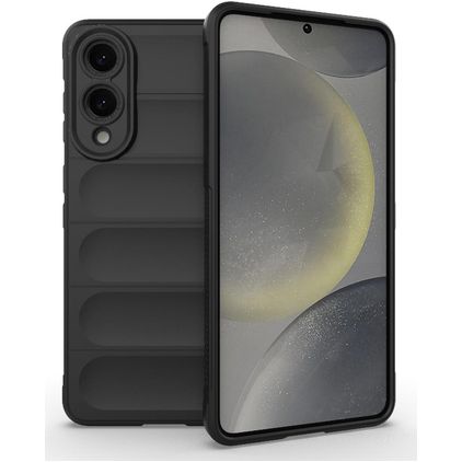 Mobigear Bumpy Coque Samsung Galaxy S25 Edge Coque arrière en TPU Souple - Noir