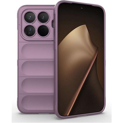Mobigear Bumpy Coque Xiaomi 15T Pro Coque arrière en TPU Souple - Violet