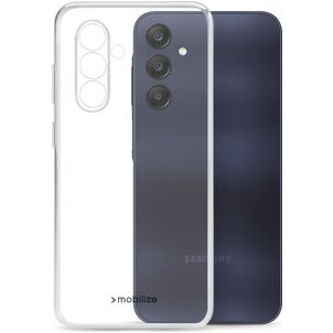 Mobilize Gelly Case Coque Transparente Samsung Galaxy S25 FE Coque arrière en TPU Souple - Transparent