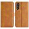 Mobigear Slim Magnet Housse Samsung Galaxy M55 Etui Porte-Monnaie - Cognac