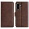 Mobigear Slim Magnet Housse Samsung Galaxy A36 Etui Porte-Monnaie - Marron
