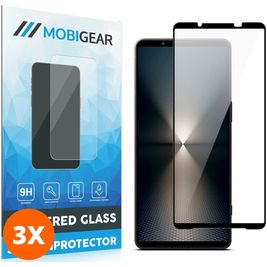 Mobigear Premium Sony Xperia 1 VI Verre trempé Protection d'écran - Compatible Coque (Lot de 3)