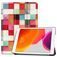 Mobigear Tri-Fold Coque iPad 7 (2019) Etui - Mosaïque