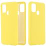Mobigear Rubber Touch Coque Samsung Galaxy M31 Coque arrière en Silicone - Jaune