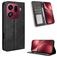 Mobigear Sensation Housse OPPO Find X9 Pro Etui Porte-Monnaie - Noir