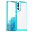 Mobigear Crystal Coque Samsung Galaxy S23 Plus Coque arrière Rigide - Transparent / Turquoise