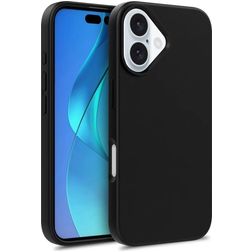 Mobigear Bio Coque iPhone 16 Coque arrière en Eco-Friendly - Noir