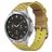 Mobigear Loop Bracelet Nylon Smartwatch Fermeture boucle ardillon - Connexion universelle de 22 mm - Jaune