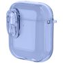 Mobigear Crystal Clip Coque Apple AirPods 1 Coque Rigide - Bleu