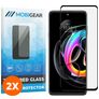 Mobigear Premium Motorola Edge 20 Lite Verre trempé Protection d'écran - Compatible Coque - Noir (Lot de 2)