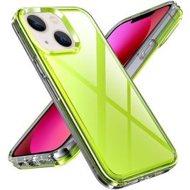 Mobigear Crystal Coque iPhone 14 Coque arrière Rigide - Vert Mobigear Crystal Coque iPhone 14 Coque arrière Rigide - Vert