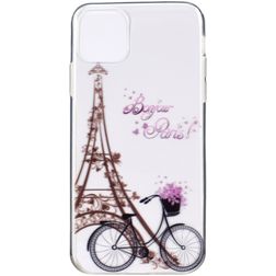 Mobigear Design iPhone 11 Pro Max TPU souple Coque arrière - tour Eiffel