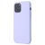 Mobigear Rubber Touch Coque iPhone 12 Coque arrière en Silicone - Violet