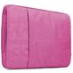 Mobigear Denim Zipper Pochette Ordinateur portable 13 - 14 Pouces Housse ordinateur - Rose