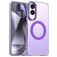 Mobigear Shockproof Samsung Galaxy S25 Edge MagSafe Plastique rigide Coque arrière - Violet