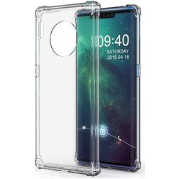 Mobigear Cushion Coque Transparente Huawei Mate 30 Coque arrière en TPU Souple Anti-Chocs - Transparent