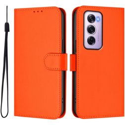 Mobigear Urban Wallet Housse OPPO Reno 12 Pro Etui Porte-Monnaie - Orange