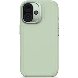 Decoded Stacks Coque iPhone 16 MagSafe Coque arrière en Silicone - Mist Green