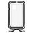 My Style Loop Transparent Samsung Galaxy S25 FE TPU souple Coque avec cordon - Transparent