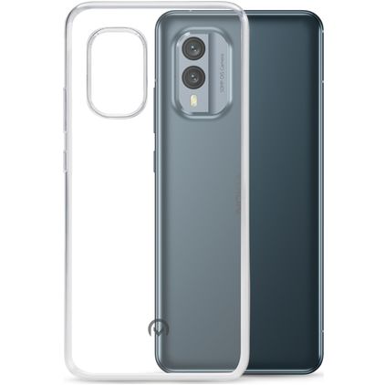 Mobilize Gelly Coque Transparente Nokia X30 Coque arrière en TPU Souple - Transparent