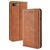 Mobigear Sensation Housse iPhone SE (2022) Etui Porte-Monnaie - Cognac