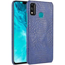 Mobigear Croco Coque HONOR 9X Lite Coque arrière Rigide - Bleu