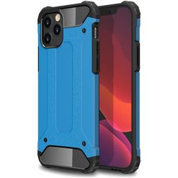 Mobigear Outdoor Coque iPhone 12 Pro Max Coque arrière Rigide Anti-Chocs - Bleu