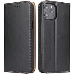 Fierre Shann Art Housse iPhone 12 Mini Etui Porte-Monnaie - Noir