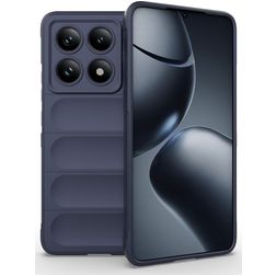 Mobigear Bumpy Coque Xiaomi 14T Pro Coque arrière en TPU Souple - Dark Blue