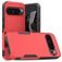 Mobigear Heavy Armor Coque Google Pixel 9 Pro XL Coque arrière Rigide Anti-Chocs - Rouge