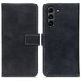 Mobigear Croco Housse Samsung Galaxy S21 FE Etui Porte-Monnaie - Noir