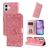 Mobigear Sunflower Housse iPhone 17 Etui Porte-Monnaie - Rose