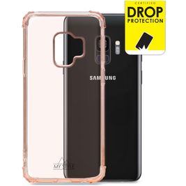 My Style Protective Flex Coque Samsung Galaxy S9 Coque arrière en TPU Souple Anti-Chocs - Soft Pink