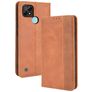 Mobigear Sensation Housse Realme C21 Etui Porte-Monnaie - Cognac